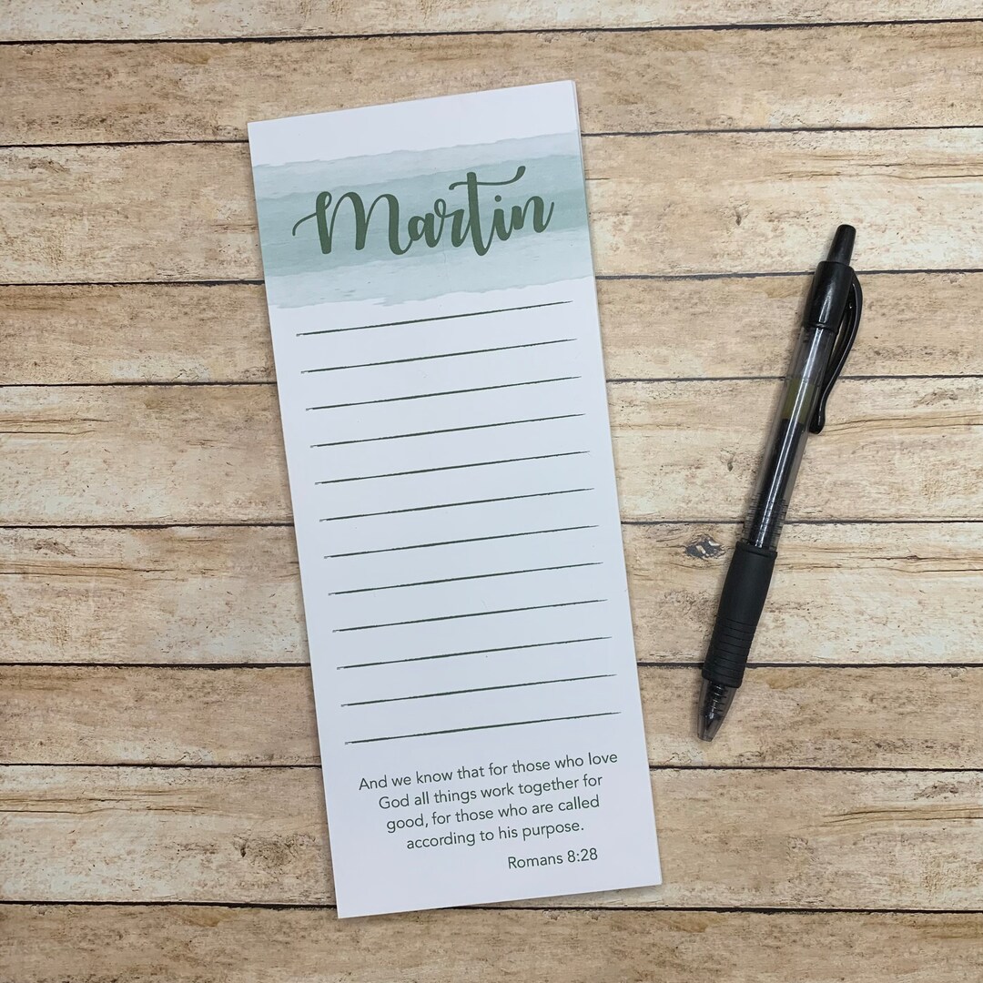 Custom Fridge Notepad Grocery List Notepad to Do List Etsy