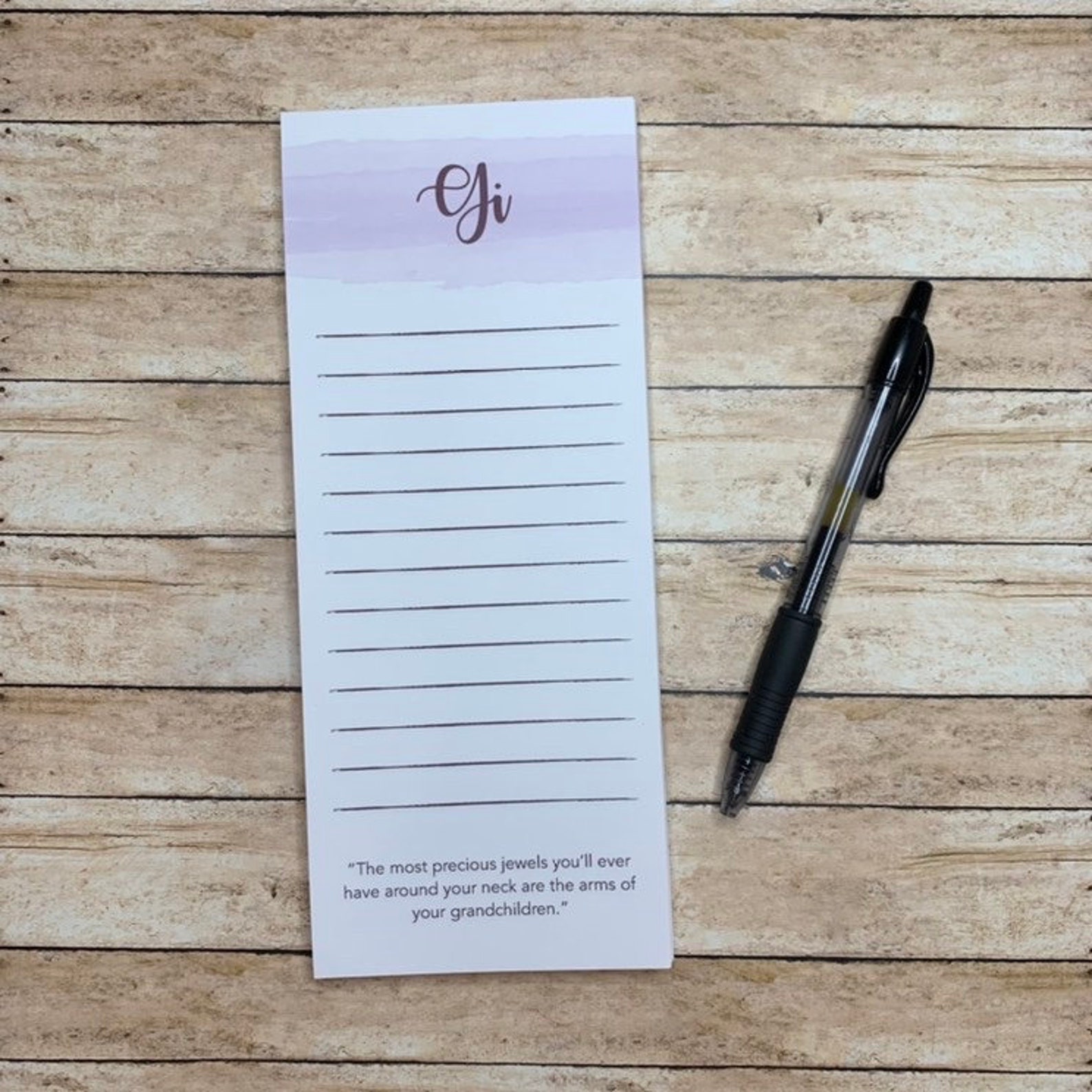 Custom Fridge Notepad Grocery List Notepad to Do List Etsy