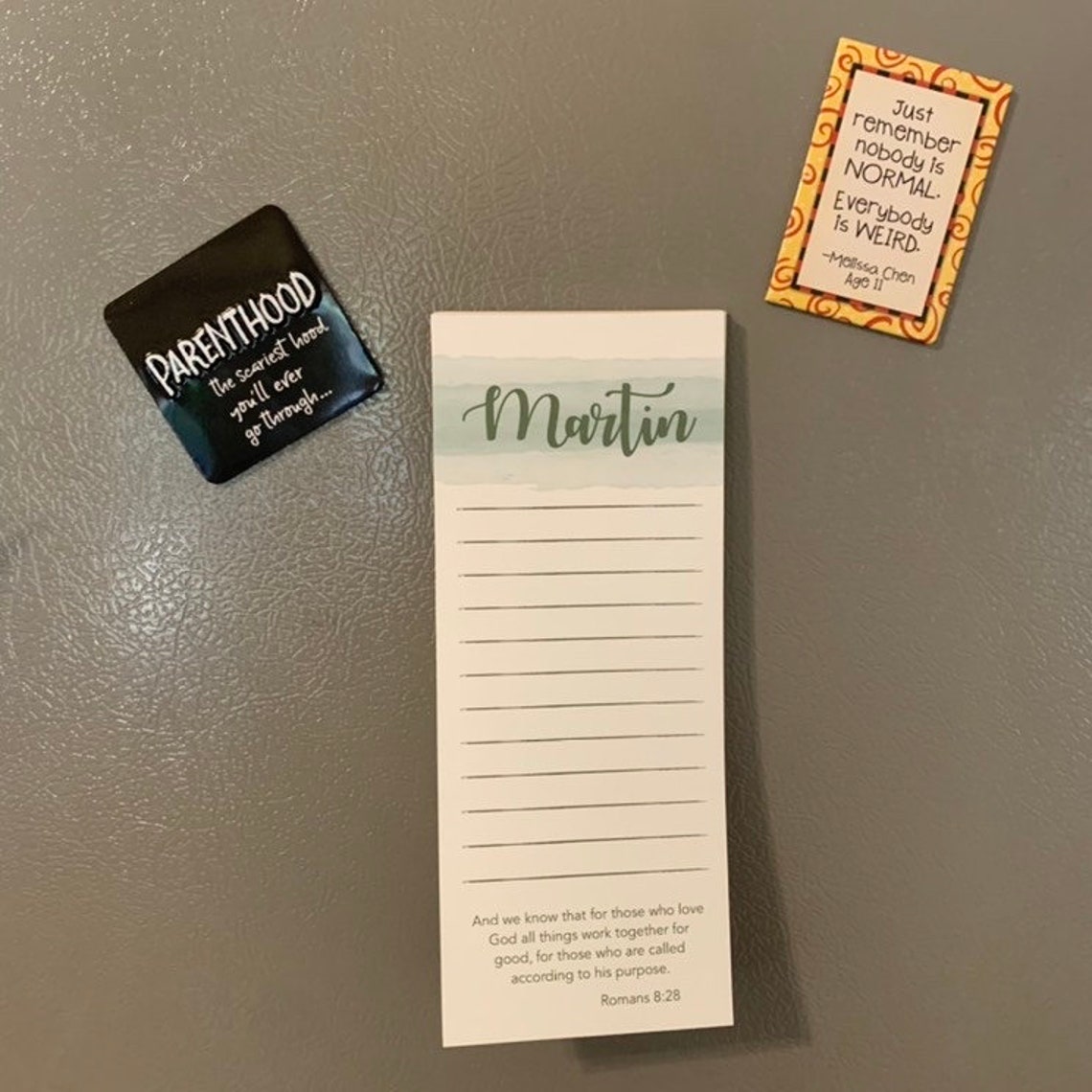 Custom Fridge Notepad Grocery List Notepad to Do List Etsy