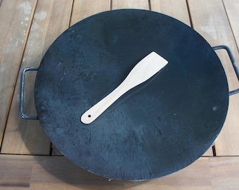 19 in. / 49 sm. Uzbek Kazan  Cooking Disc High Heat Cooking Skillet Cowboy Wok. Made in Germany. US Seller.