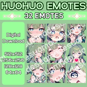 Huohuo Honkai Star Rail emotes for Discord Twitch etc!
