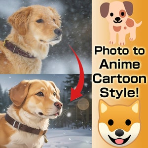 Photo to Anime Style, Custom Anime Portrait, Comic Style, Digital Photo, Cartoon Commission