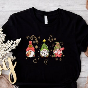 Christmas Gnomes Shirt,Cute Gnomes Winter Shirt,Funny Christmas Gift Shirt,Gnomes Christmas Tee,Happy Xmas,Christmas Family Matching Shirts