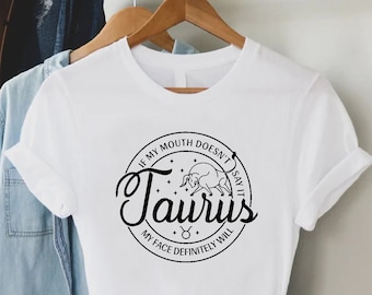 Taurus Zodiac Shirt, Taurus Birthday Gift, Zodiac Sign Shirts, Astrology Shirt,Taurus Horoscope T-shirt, Taurus Sign Shirt, Gifts for Taurus