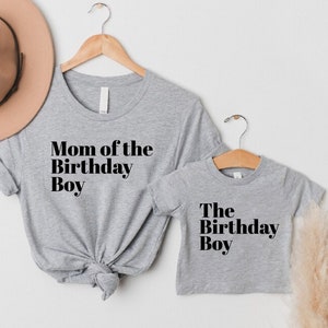 Matching Birthday Boy Shirts,Mom And Son Matching Birthday Tees,Birthday Party Shirts,Boys Birthday Gift,Birthday Matching Family Shirts