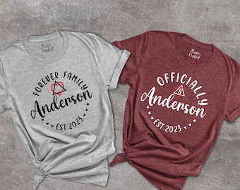Custom Adoption Day Shirts,Matching Adoption Tshirts,Officially Adopted Family Tee,Adoptive Parents Gift,Forever Family Shirt,Adoption Gift