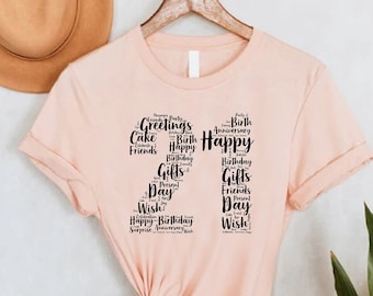 21st Birthday Shirt,21st Birthday Gift,21 Years Old Shirt,21st Birthday Party Shirt,21st Birthday Tee,Birthday Girl Shirt,Happy Birthday Tee