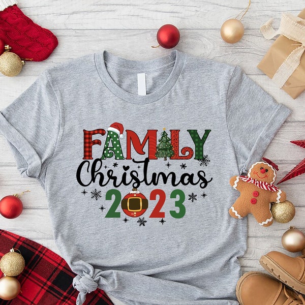 Family Christmas 2023 Shirt,Matching Christmas Family Reunion Shirts,Christmas Party Shirts,Christmas Gift,Merry Christmas Tee,Xmas Holiday