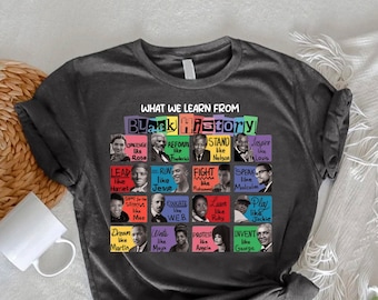 Freedom Shirt,Juneteenth Tee,What We Learn From Black History Tshirt,Afro Woman Gift,African American Shirt,BLM Shirts,Black Lives Matter