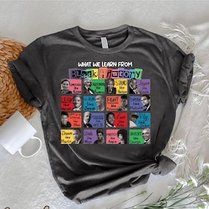 Freedom Shirt,Juneteenth Tee,What We Learn From Black History Tshirt,Afro Woman Gift,African American Shirt,BLM Shirts,Black Lives Matter