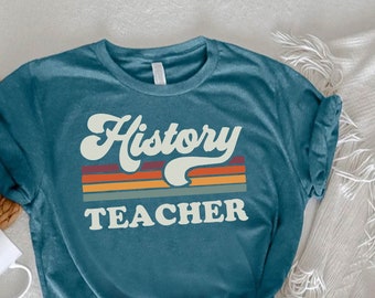 Retro History Teacher Shirt,Social Studies Shirt,Teacher Gift,Back To School Shirt,History Teacher Tee,Historian Shirt,History Lover Tee