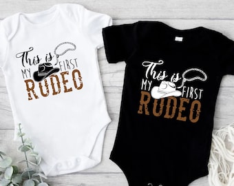 My 1st Rodeo Baby Bodysuit,First Rodeo Shirt,Funny Toddler Shirt,First Rodeo Gift,Rodeo Birthday Shirt,Cowboy Shirt For Toddler,Western Kids