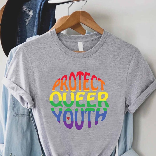 Protect Queer Youth Shirt,LGBTQ Shirt,Youth LGBT Tee,Lgbt Gifts,Protect Queer Kids,LGBT Queer Shirt,Queer Pride,Pride Month,Protest Shirt