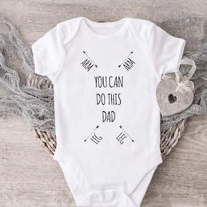 Funny Baby Shower Gift,You Can Do This Dad Baby Bodysuit,Funny Gift For New Dad,Baby Announcement,First Time Dad Gift,Newborn Baby Bodysuit