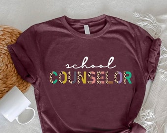 School Counselor Tshirt,Back to School T-Shirt,Counselor Appreciation Gift,School TherapistTop