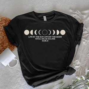 Total Solar Eclipse 2024 Shirt,April 8th 2024 Tshirt,Celestial Tee,Twice In A Lifetime Shirt,Family Eclipse Souvenir Tee,Astronomy Shirt