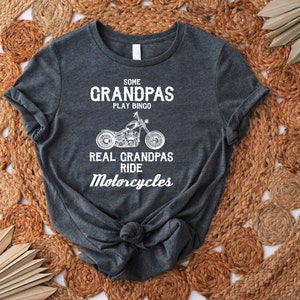 Motorcycles Shirts For Grandpa,Biker Grandpa Gift,Fathers Day Tshirt,Biker Husband Tee,Gift For Grandpa,Motorcycle Lover Shirt,Gift For Him
