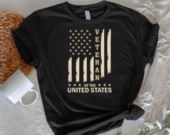 US Veteran Shirt,Veterans Day Gift,Military Shirt,Patriotic T-Shirt,USA Flag Tee,Memorial Day Shirt,Army Veteran Shirt,Independence Day Tee