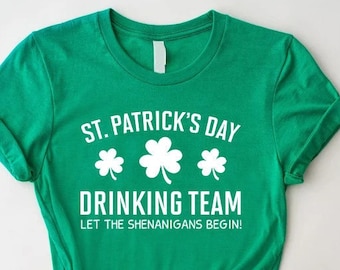 St. Patricks Day Drinking Team Shirt,Irish Drinking Shirt,St. Pattys Day Shamrock Shirt,Lucky Tee,Matching Drinking Shirt,Gift For Irish Day