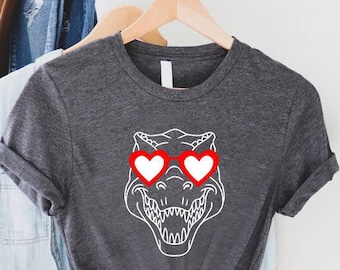 Funny Dinosaur Valentines Shirt,Boys Valentines Shirt,T-Rex Valentines Shirt,Valentines Day Shirt For Boys,Valentines Gift,Dinosaur Love Tee