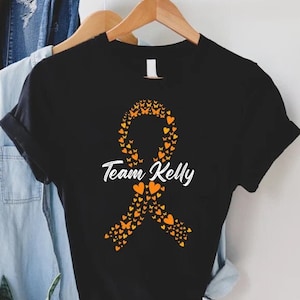 Personalized Leukemia Cancer Ribbon Shirt,Custom Cancer Team T-Shirt,Cancer Support Gifts, Leukemia Cancer Awareness,Leukemia Warrior Shirt