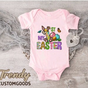 My 1st Easter Shirt For Girls,Baby&#39;s First Easter Outfit,Cute Bunny Ears TShirt,Toddler Girl Easter,First Easter Gift Shirt,My First Easter
