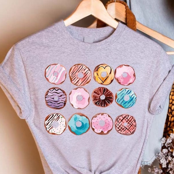 Donut Lover Shirt,Girls Donut Tee,Donut Day T-Shirt,Gift For Donut Lover,Foodie Shirt,Cute Donut Shirt Women,Love Donuts,Donut Party Shirt,