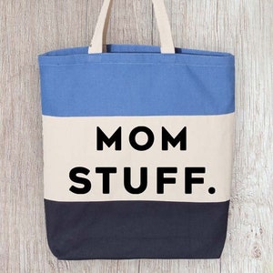 Mom Tote Bag,Mom Stuff Tote,Gift For Mom,Mom Birthday Gift,Cute Mom Tote Bag,Mothers Day Gift,Mom&#39;s Shopping Bag,New Mom Bag,Mama Life Bag