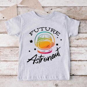 Future Astronaut Toddler Shirt,Funny Astronaut Kids T-Shirt,Kids Space Lover Shirt,Astronaut Gift,Kids Birthday Gift,Outer Space Youth Shirt image 3