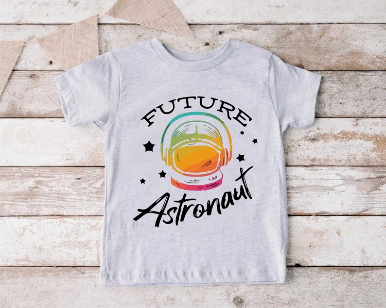 Future Astronaut Toddler Shirt,Funny Astronaut Kids T-Shirt,Kids Space Lover Shirt,Astronaut Gift,Kids Birthday Gift,Outer Space Youth Shirt image 3