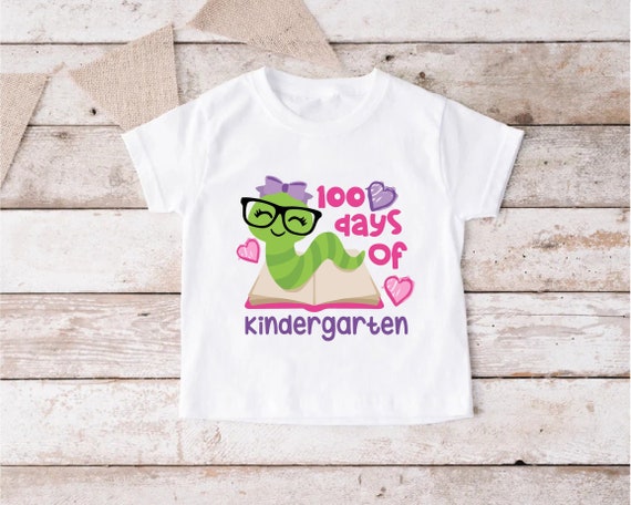 Girls 100 Days of School Shirt,cute 100th Day of School
