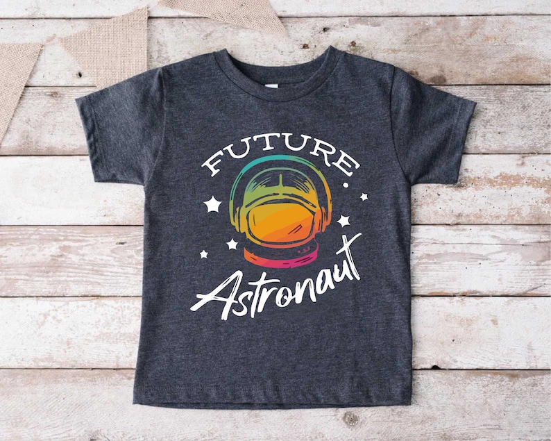 Future Astronaut Toddler Shirt,Funny Astronaut Kids T-Shirt,Kids Space Lover Shirt,Astronaut Gift,Kids Birthday Gift,Outer Space Youth Shirt image 1