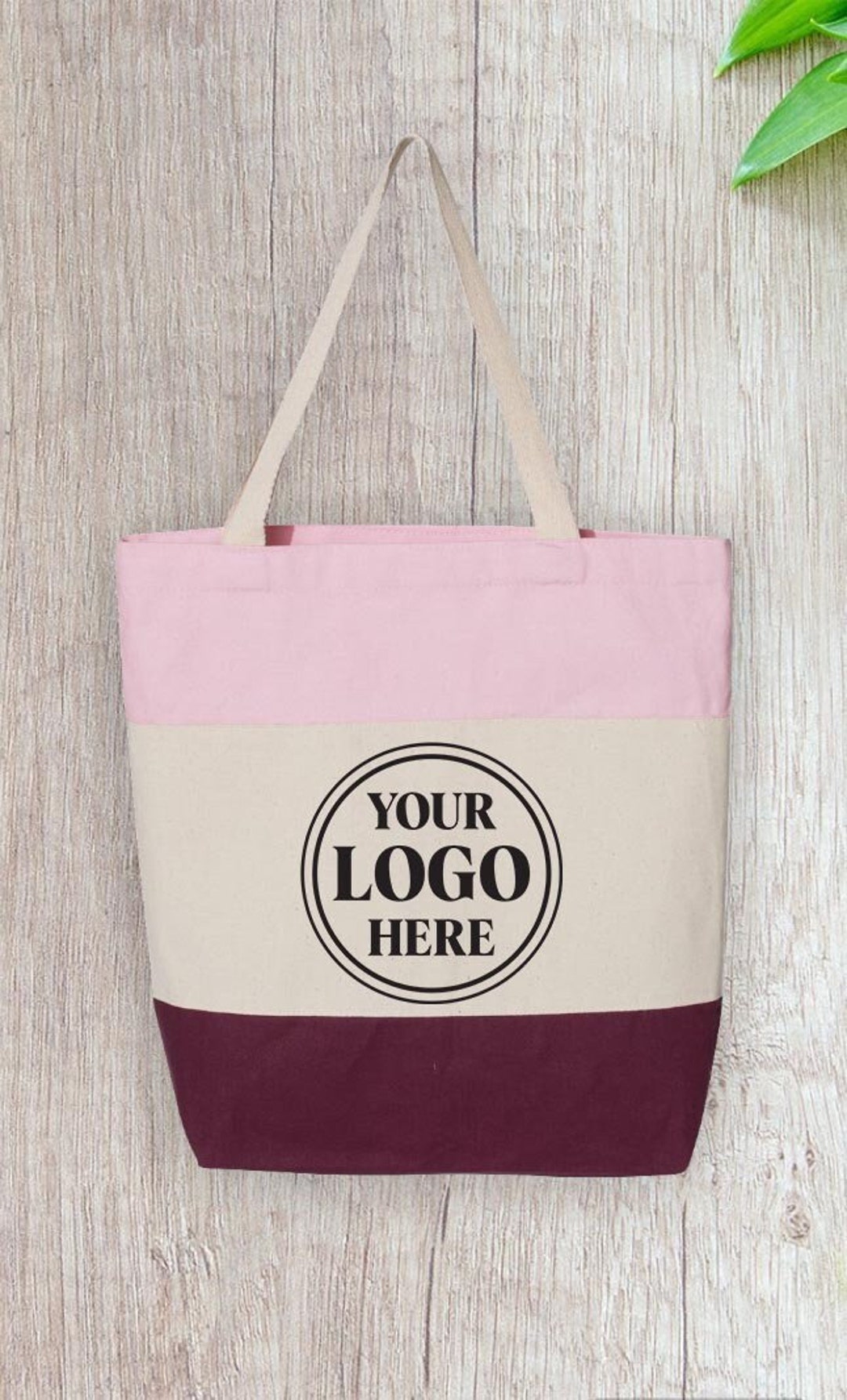 Custom Tote Bags,personalized Tri Color Tote Bags,print Your Logo ...