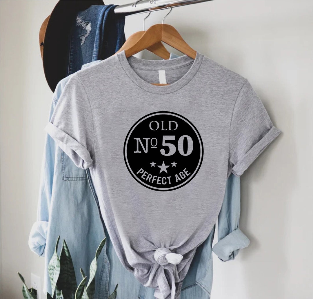 Funny 50th Birthday Shirt,custom 50th Birthday Gifts,vintage Perfect