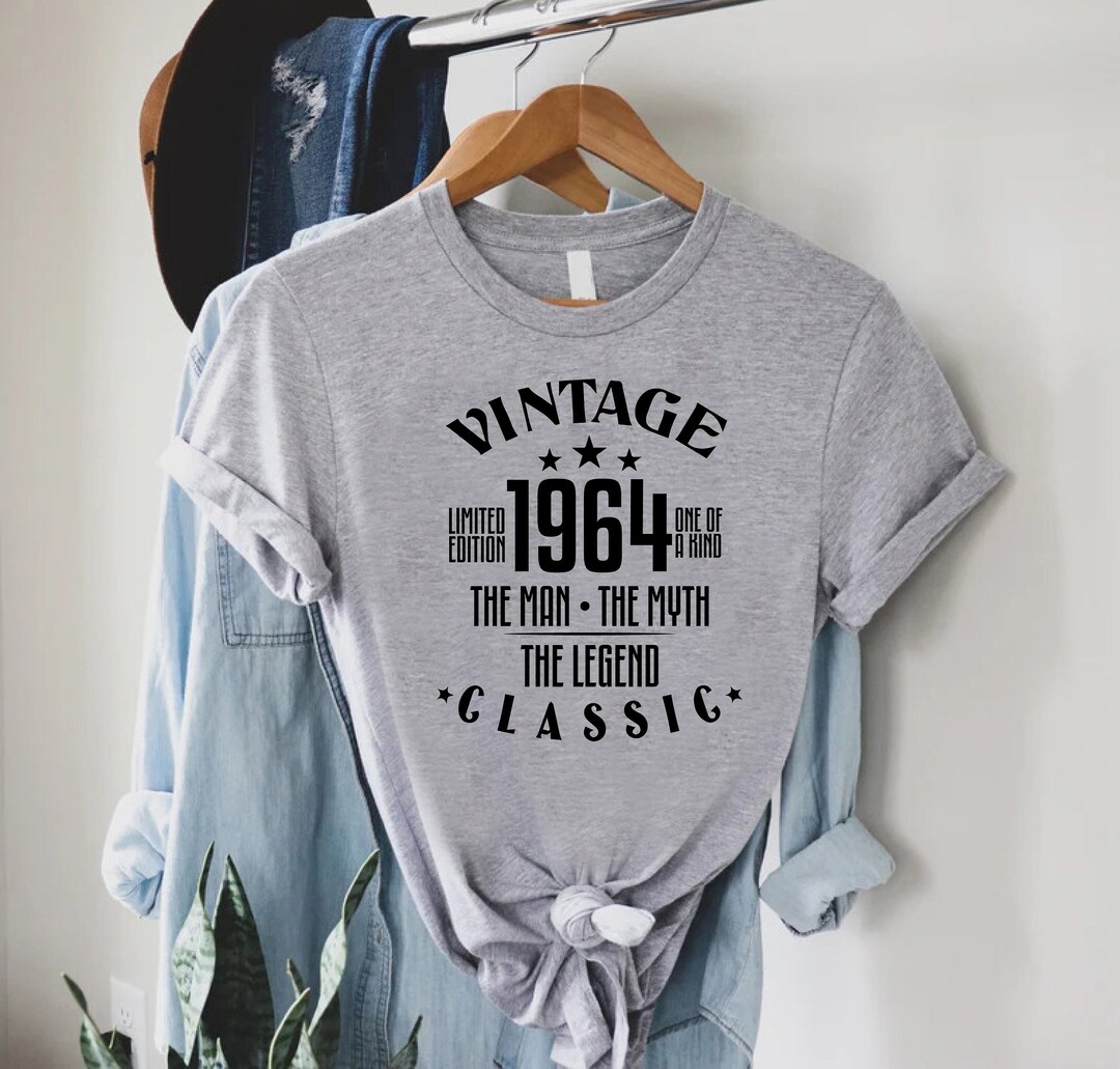 Vintage 60th Birthday Shirts for Men,turning 60,funny 60th Birthday ...