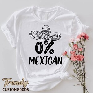 a white shirt with the words 70 mexican on it