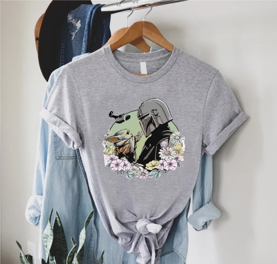 Disney Mandalorian Shirt,Mandalorian Grogu Shirt,Disney Star Wars Tee,Mandalorian And Baby Yoda Shirt,Mom Gift,Grogu Shirt,Star Wars Disney