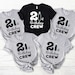 21st Birthday Crew Shirts,21 Drinking Shirt,party Squad Shirt for Girl ...