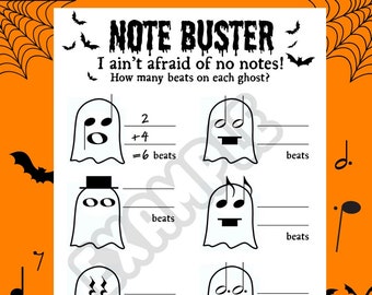 Note Buster! Reading and writing rhythms
