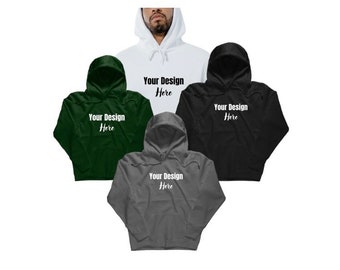 Sudadera con logotipo personalizado, sudadera con capucha empresarial, texto personalizado