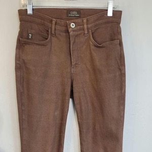 Vintage 1980s Brown Pants by Guess Jeans in Size 28