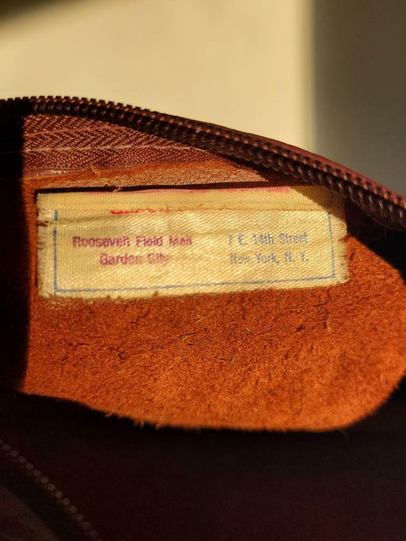 Vintage Late 70s/Early 80s Brown Leather Handbag - image 4