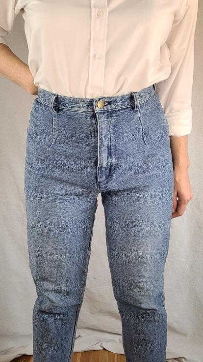 90’s Denim Ankle Blue Jeans by Christian Llinares