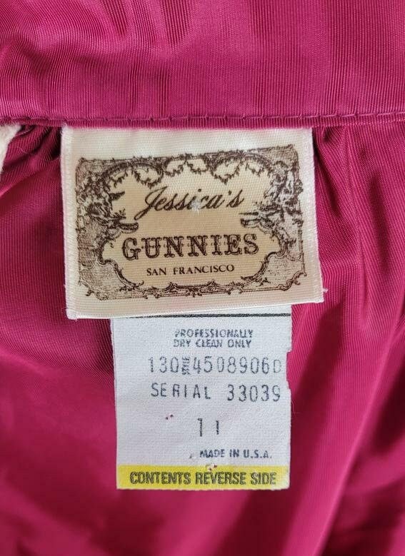 Jessica's Gunnies Taffeta Skirt SZ 4