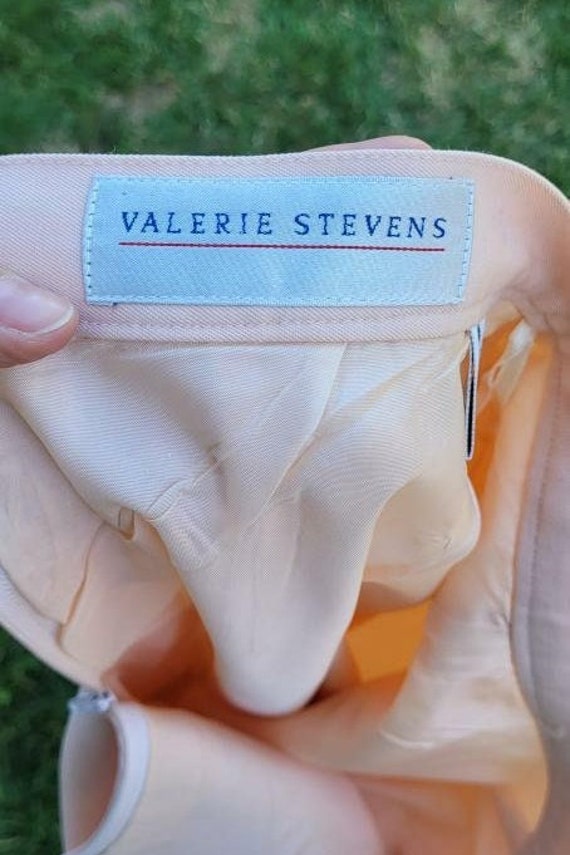 Vintage 80s Valerie Stevens Lightweight Pink Wool… - image 3