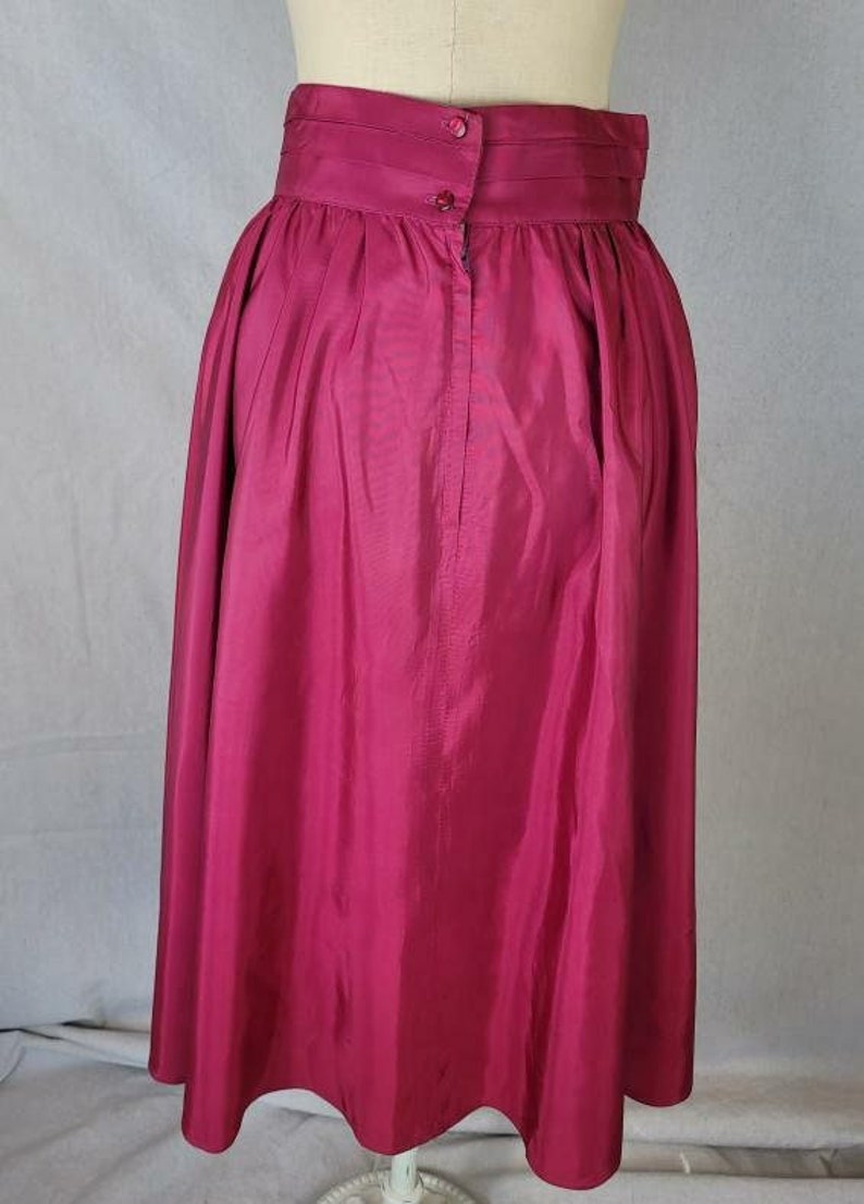 70s Vintage Jessica's Gunnies Velvet Maxi Skirt SZ 6