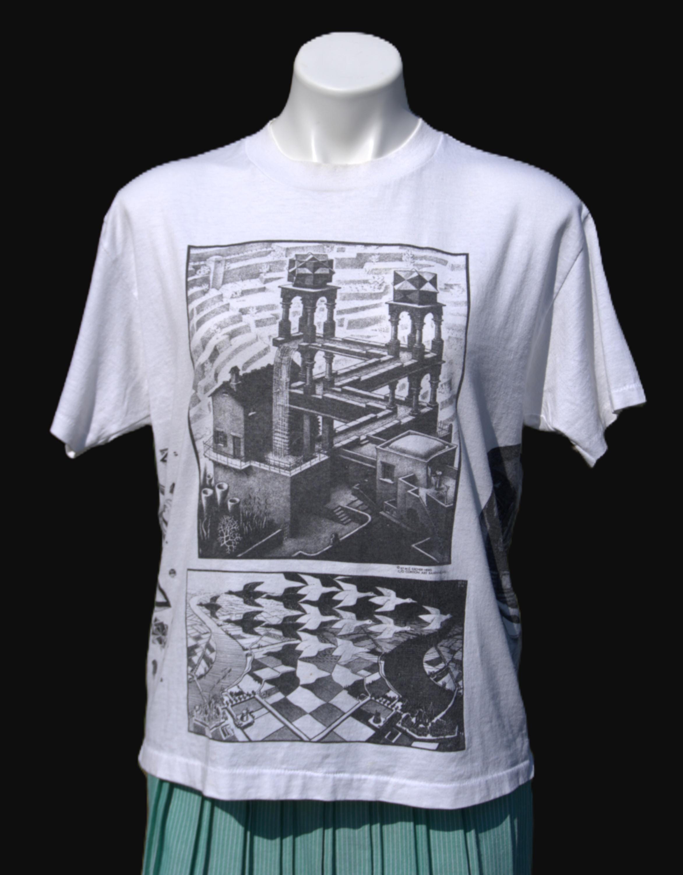 Vintage M.c. Escher T Shirt - Etsy