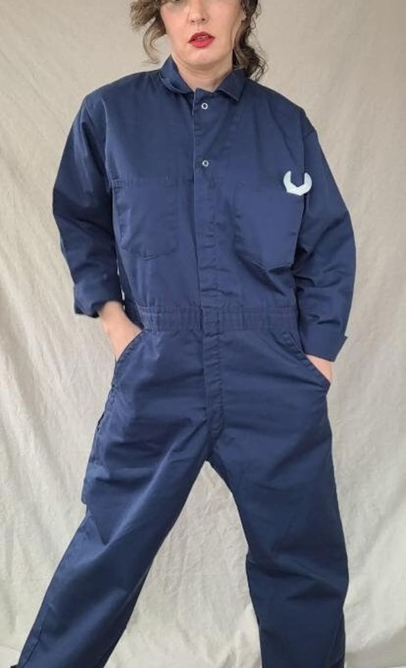 Vintage 1950s Blue Work Overalls by Universal Overall With a 40 Chest ...