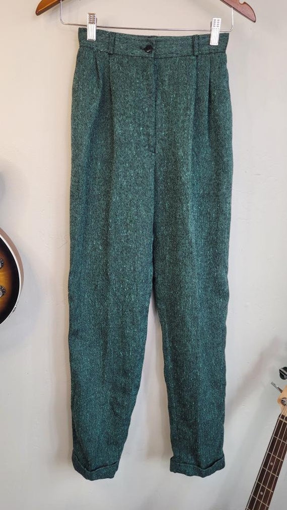 Vintage 1980s Green Pants by Stefano International