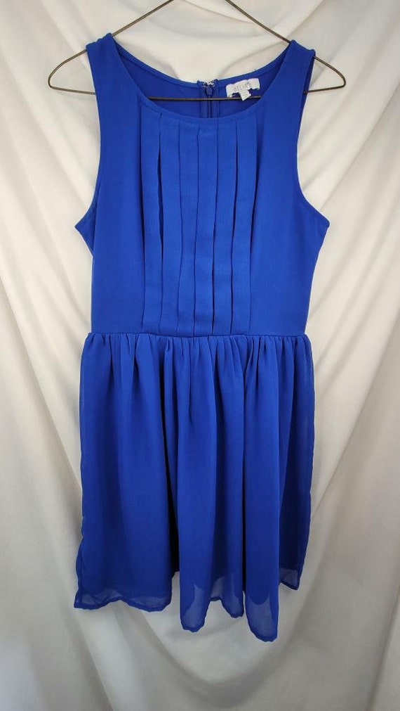 Vintage 1990s dELiA*s Royal Blue Skater Dress